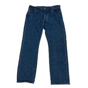 Levi's 501 Button Fly Straight Leg Jeans Size 36 x 30 Men's